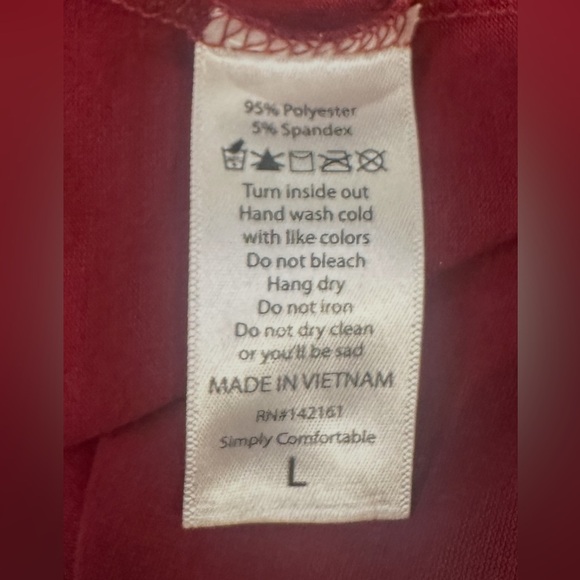 Lularoe Short Sleeve Top Size Large Burgundy Silver Paisley Print Metallic Sheen - Picture 7 of 10